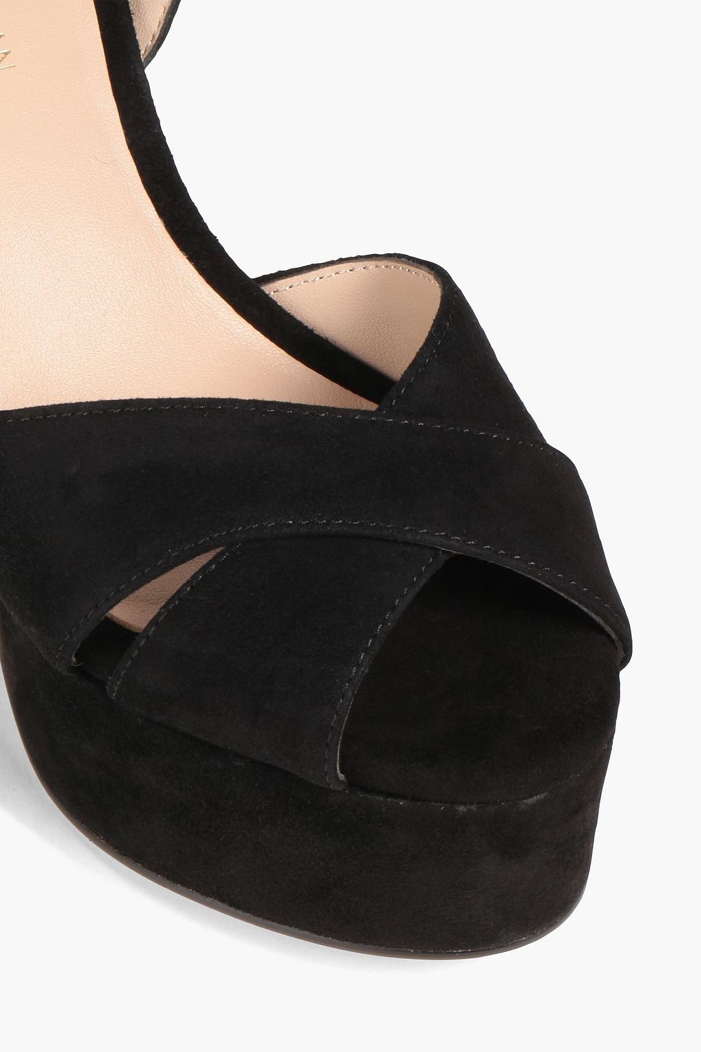 STUART WEITZMAN Ivona suede platform sandals