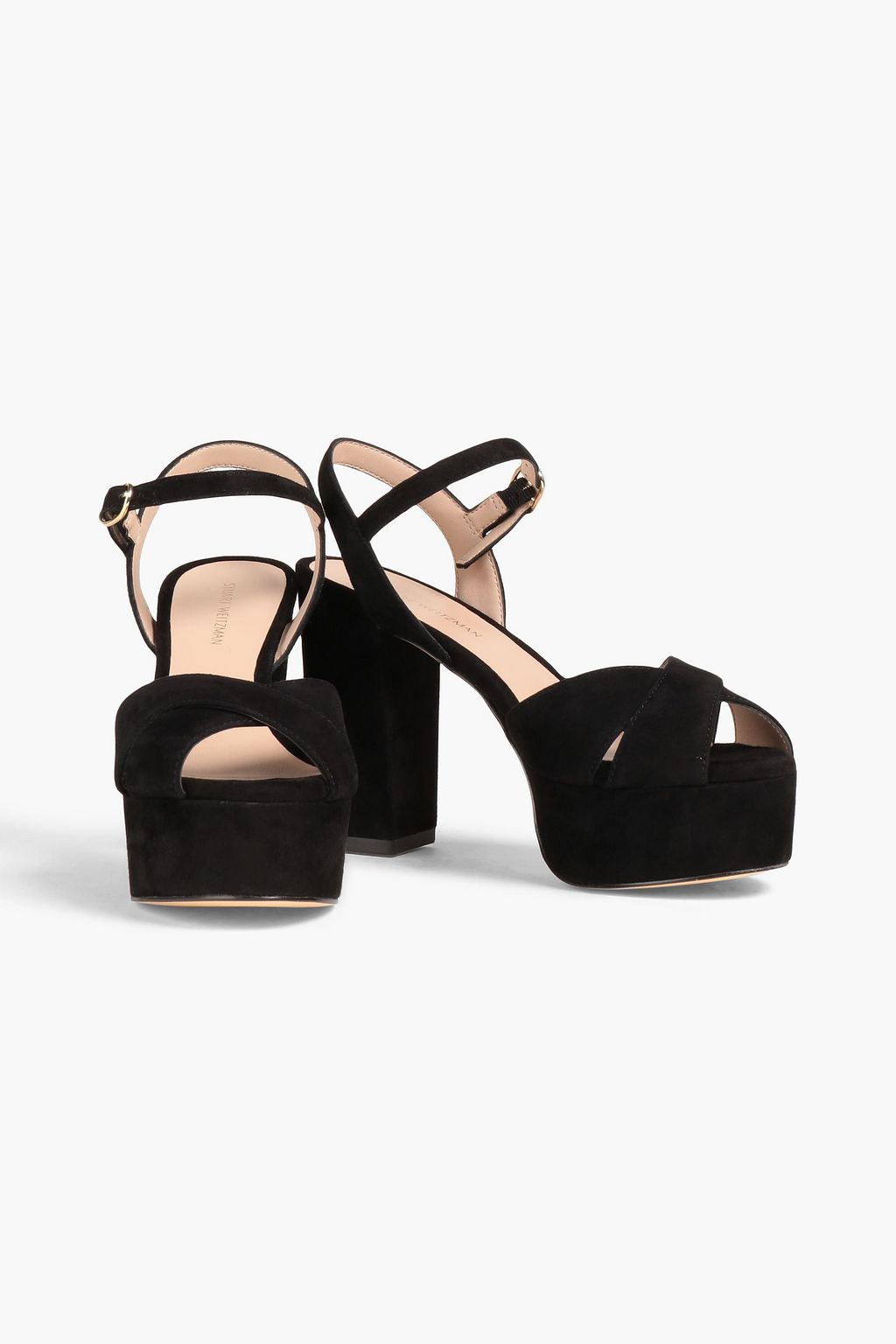 STUART WEITZMAN Ivona suede platform sandals