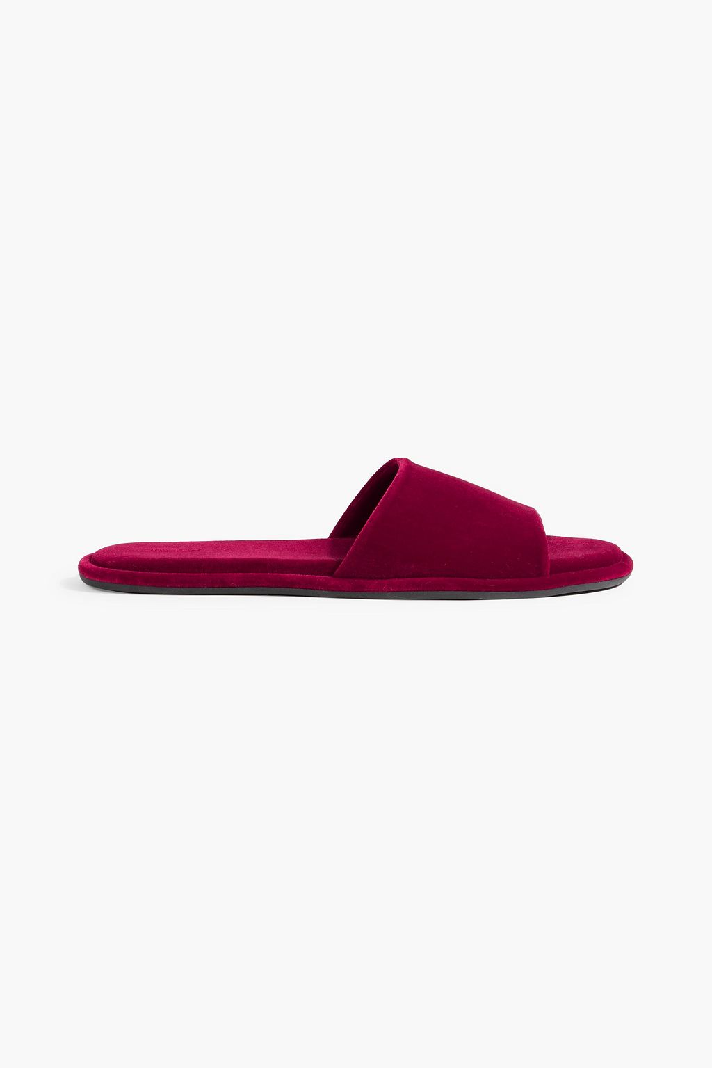 THE ROW Canal velvet slides | THE OUTNET