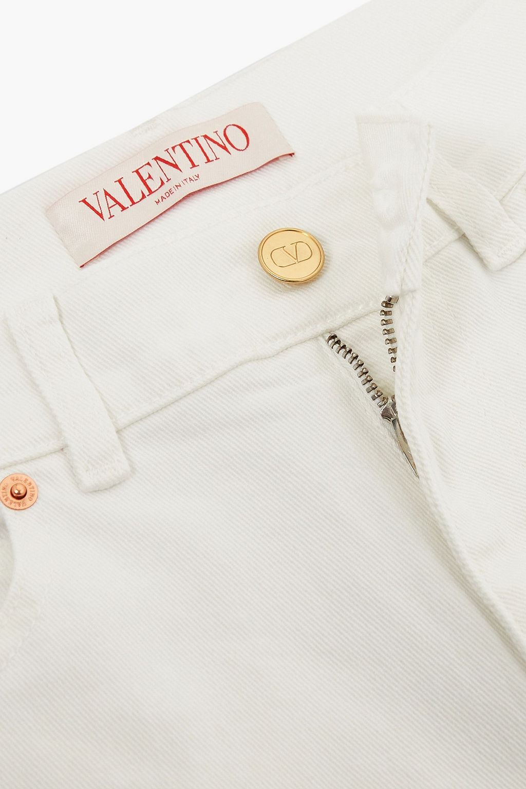 VALENTINO GARAVANI Embellished mid-rise skinny jeans