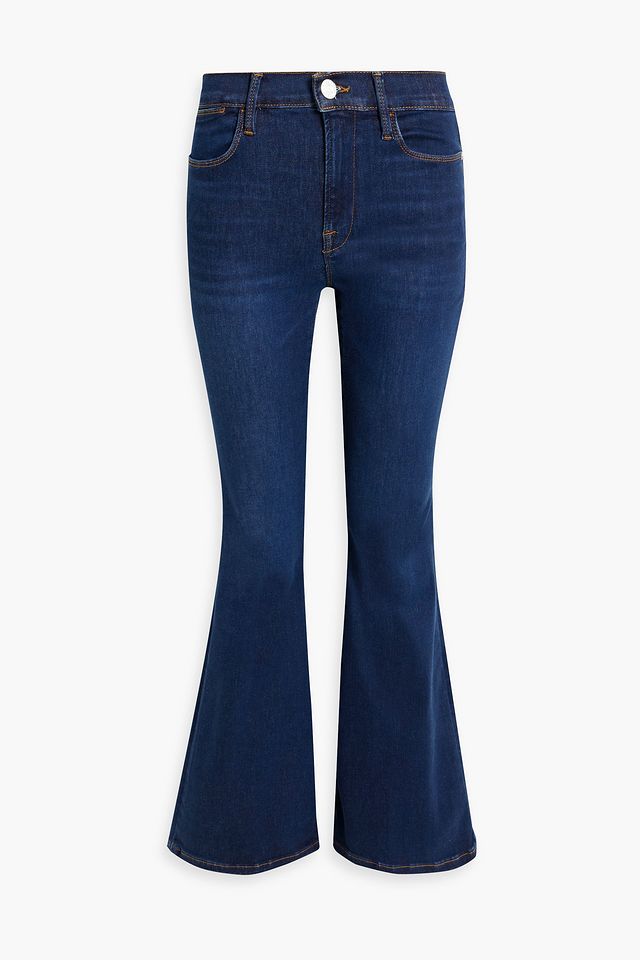 Le Pixie Sylvie cropped high-rise flared jeans