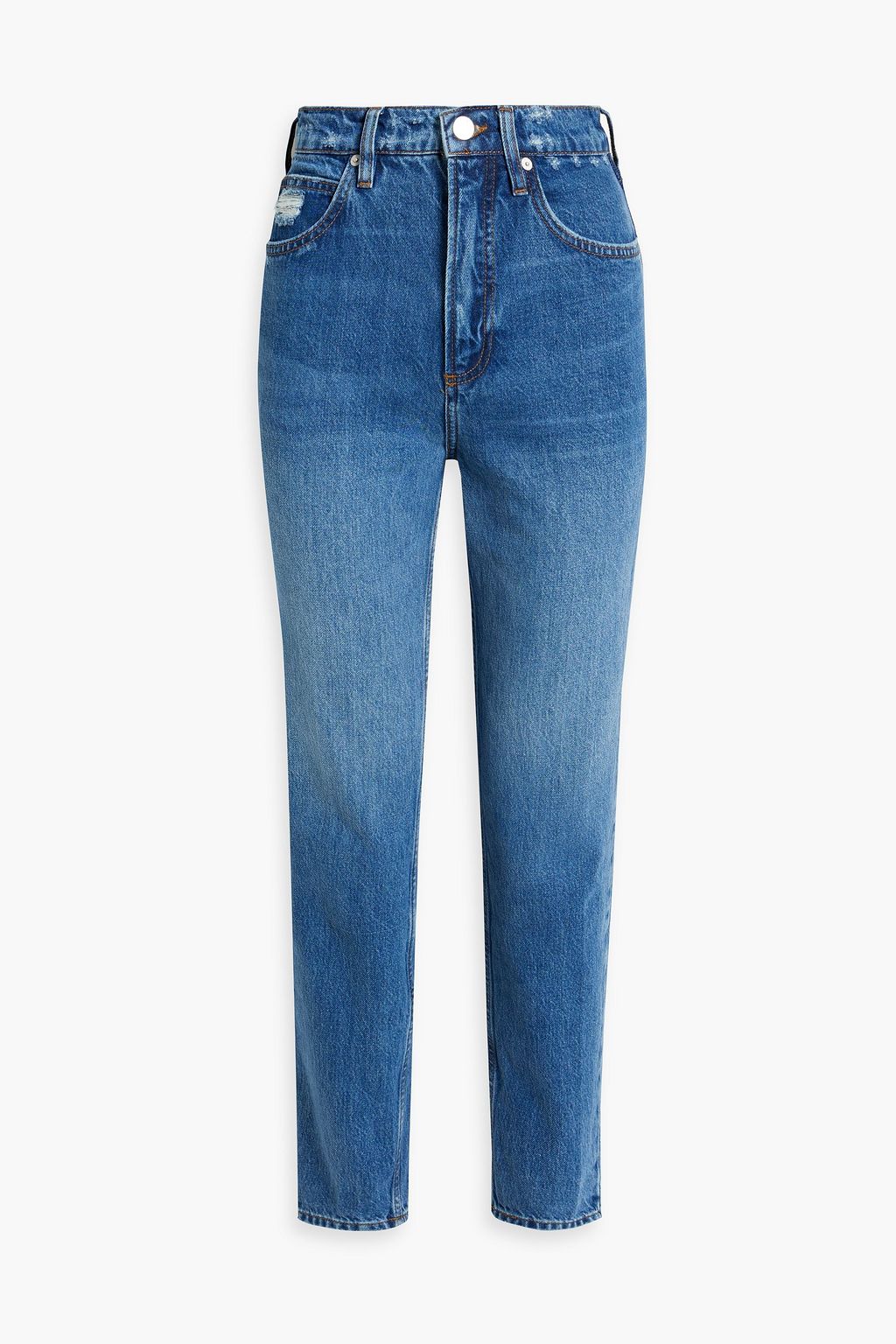 Karlee High Rise Tapered Jeans - Aged Atlantic Blue