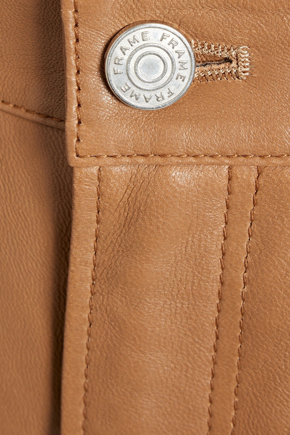 FRAME LEATHER SHORTS 