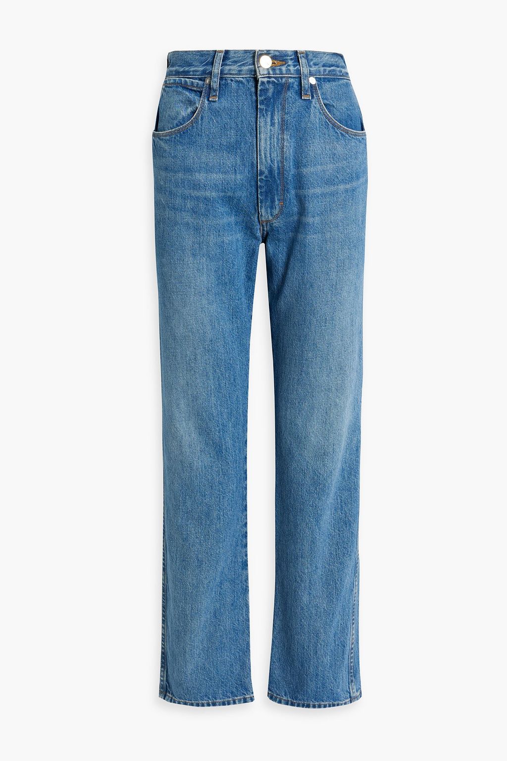 FRAME Ilona high-rise straight-leg jeans | THE OUTNET