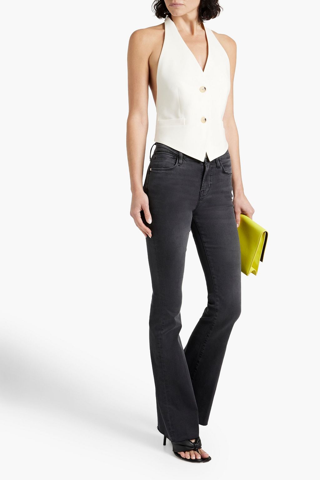 FRAME Le High Flare high-rise flared jeans