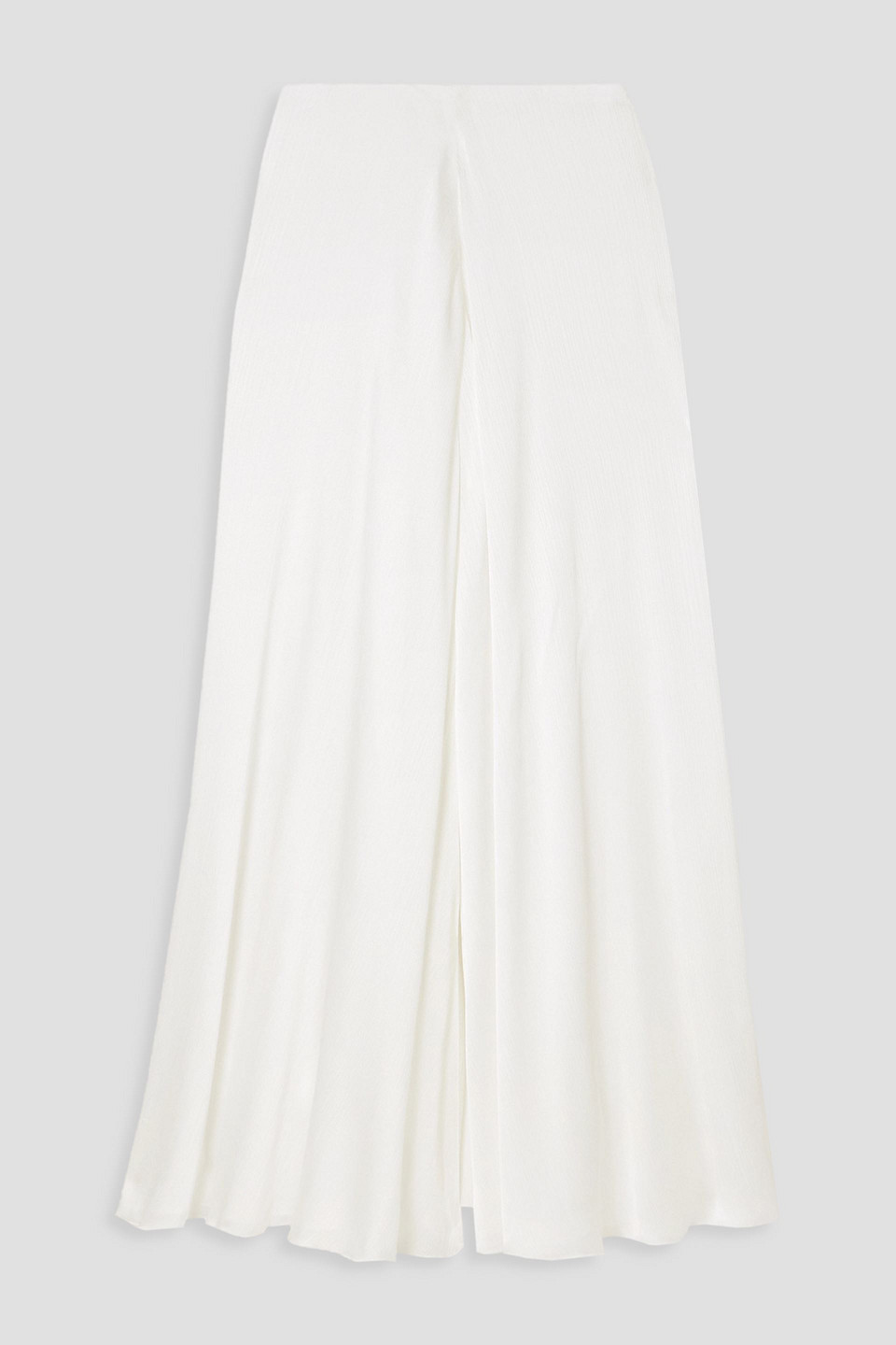 Galvan Felicity Crepon Maxi Skirt In White
