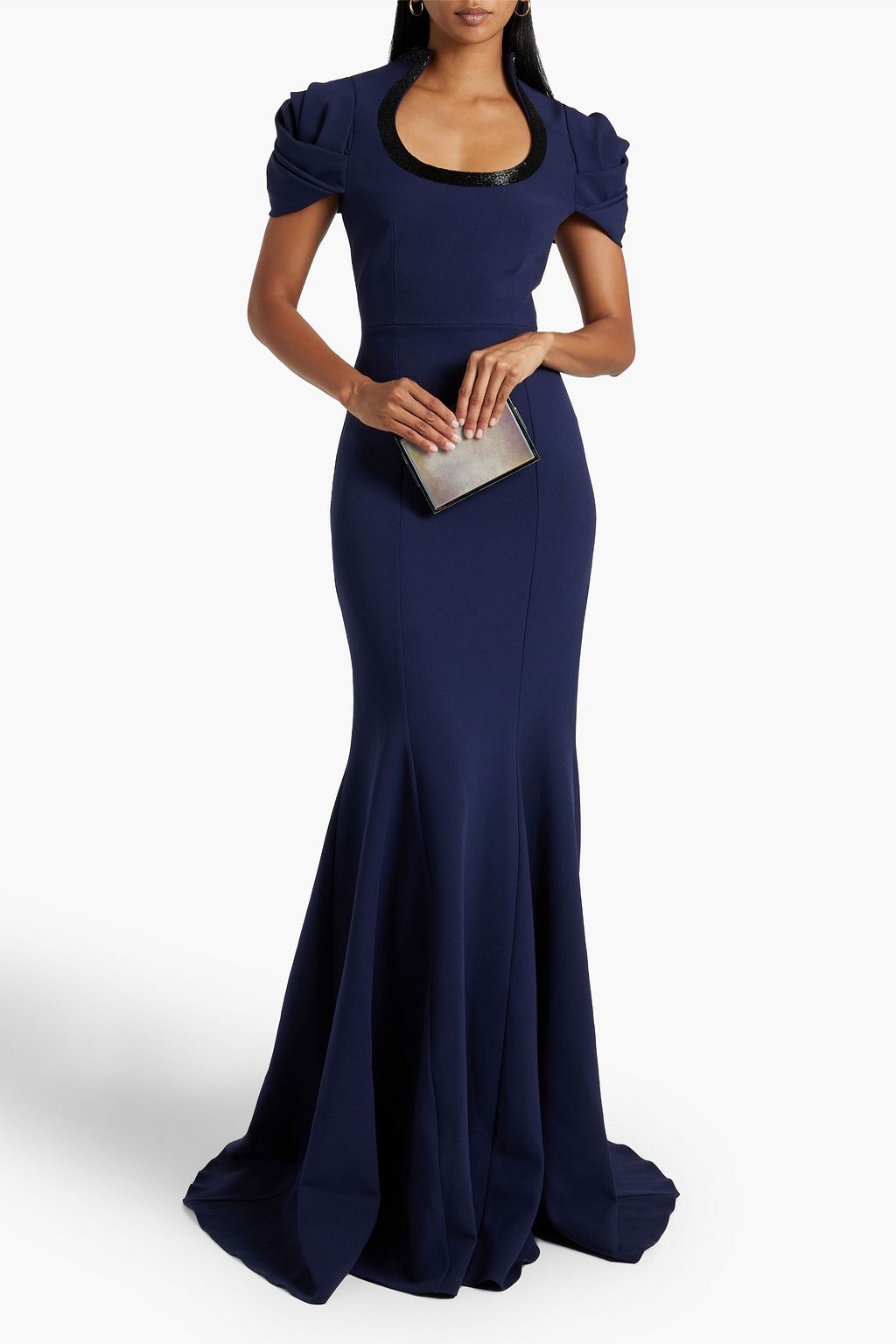 fitted prom dress Jovani 43856 Size 6 Red/Nude Long Lace Fitted Prom Dress Scoop Neck Corset Evening Gown Pageant Formal