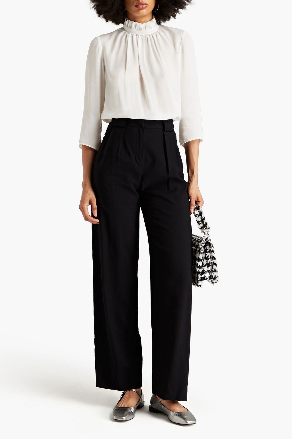 CLAUDIE PIERLOT Crepe de chine blouse | THE OUTNET