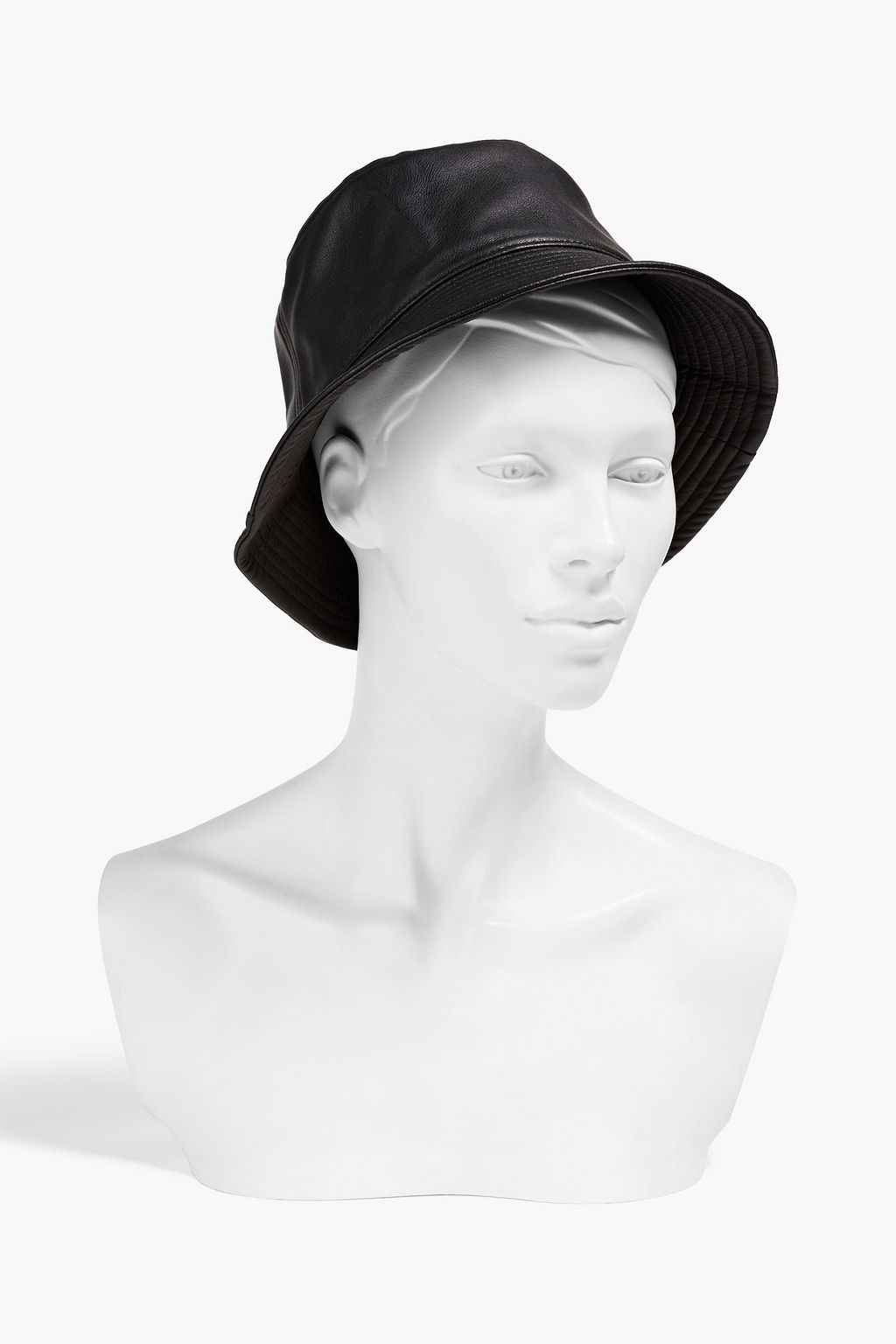 STAND STUDIO Faux leather bucket hat