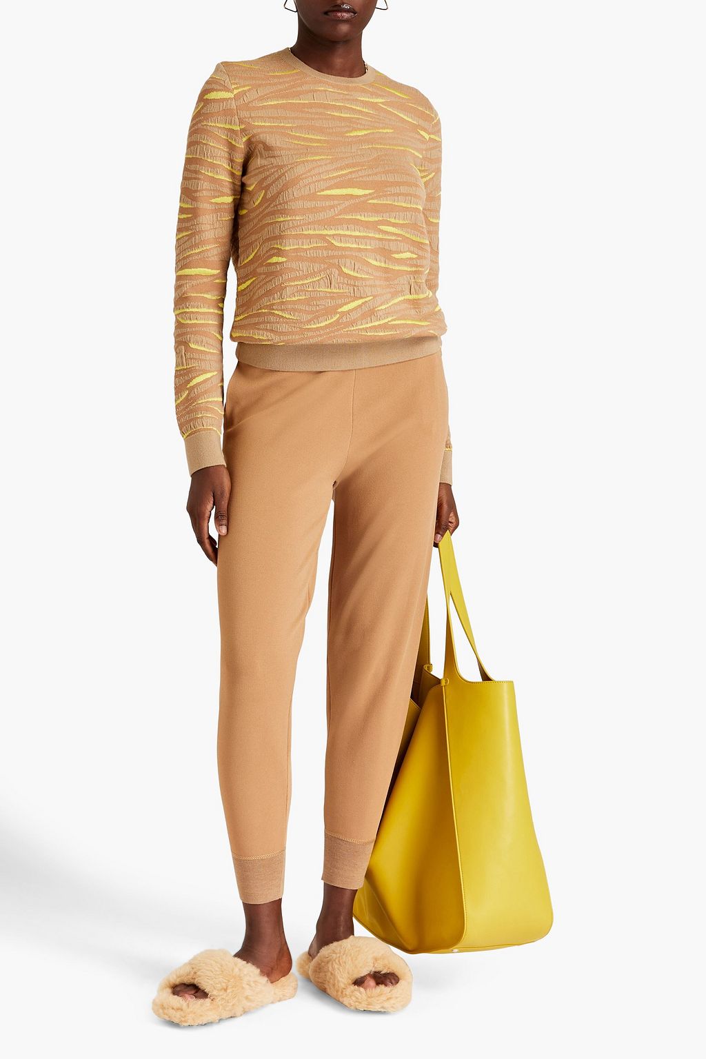 STELLA MCCARTNEY كنزة رياضية بحبكة جاكار