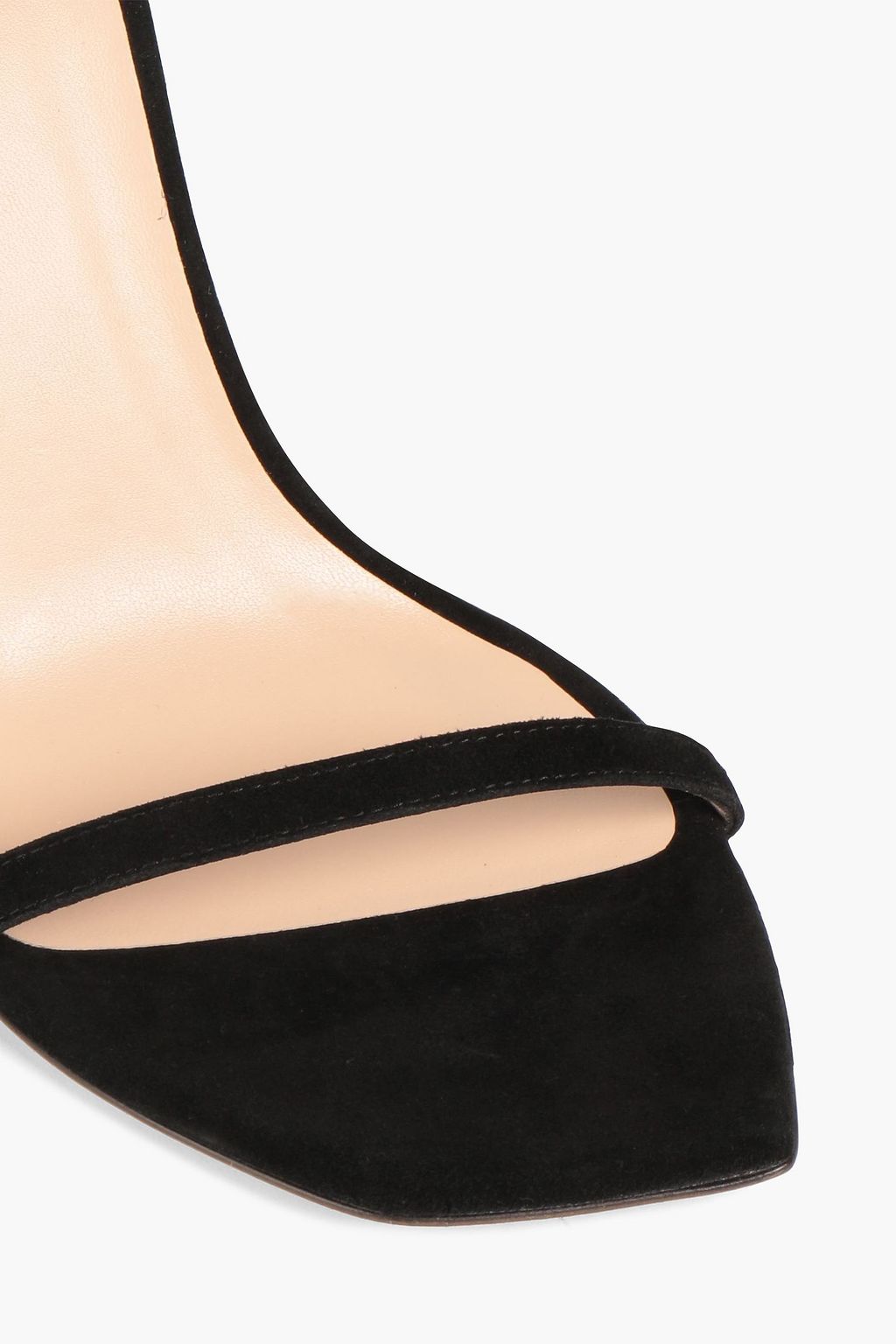 STUART WEITZMAN صندل «+ ديزني» من جلد السويد مزين بالكريستال