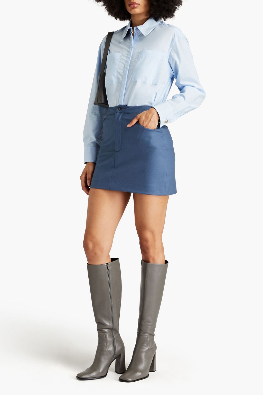 CLAUDIE PIERLOT Cotton-poplin shirt
