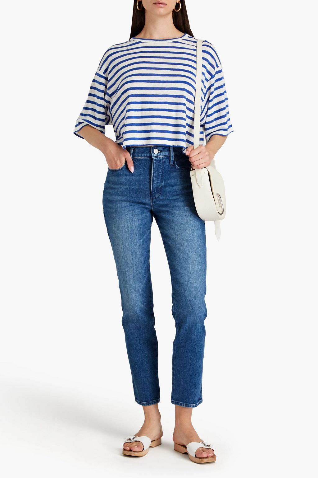 FRAME Le Sylvie high-rise straight-leg jeans