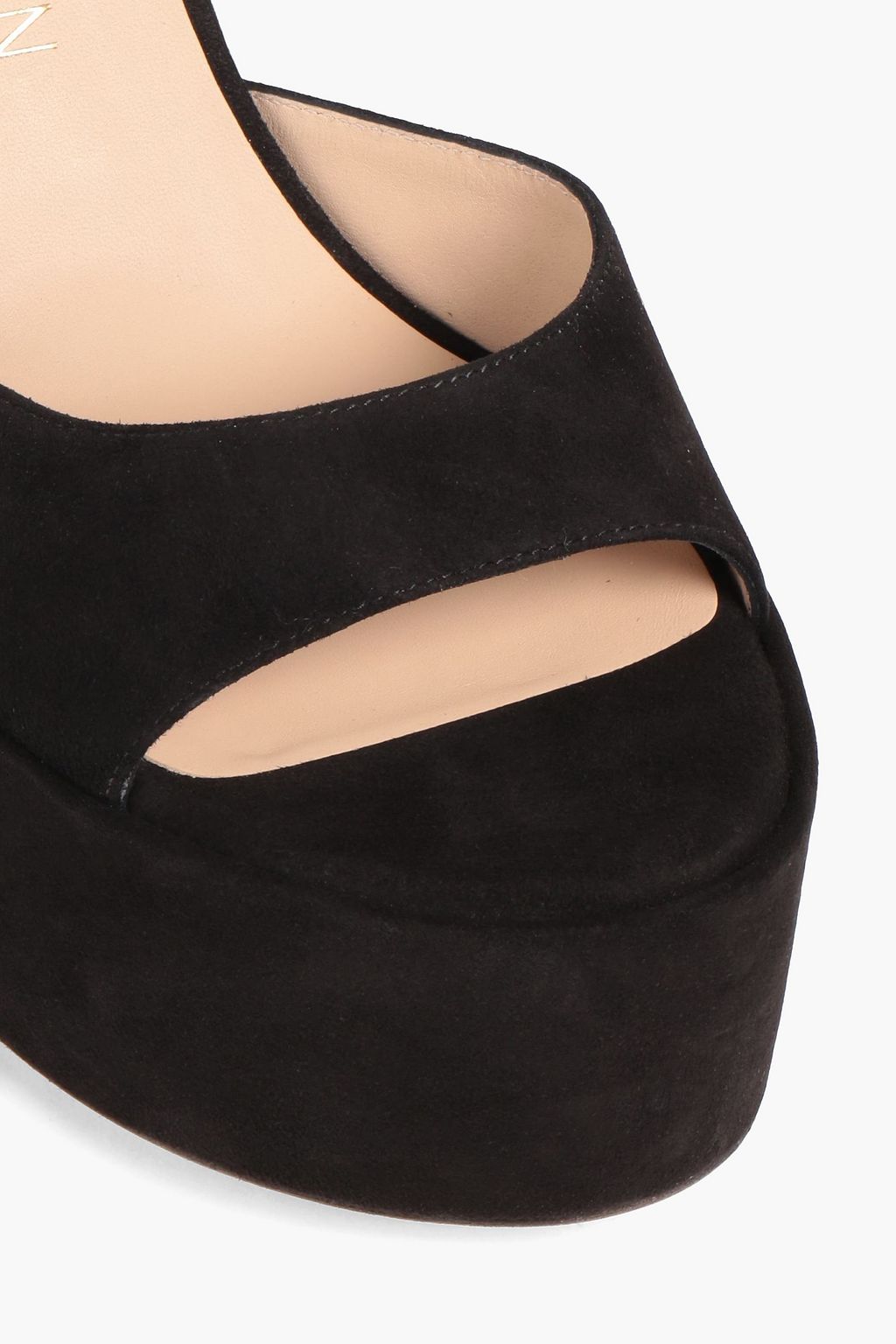 STUART WEITZMAN SkyHigh 145 suede platform sandals