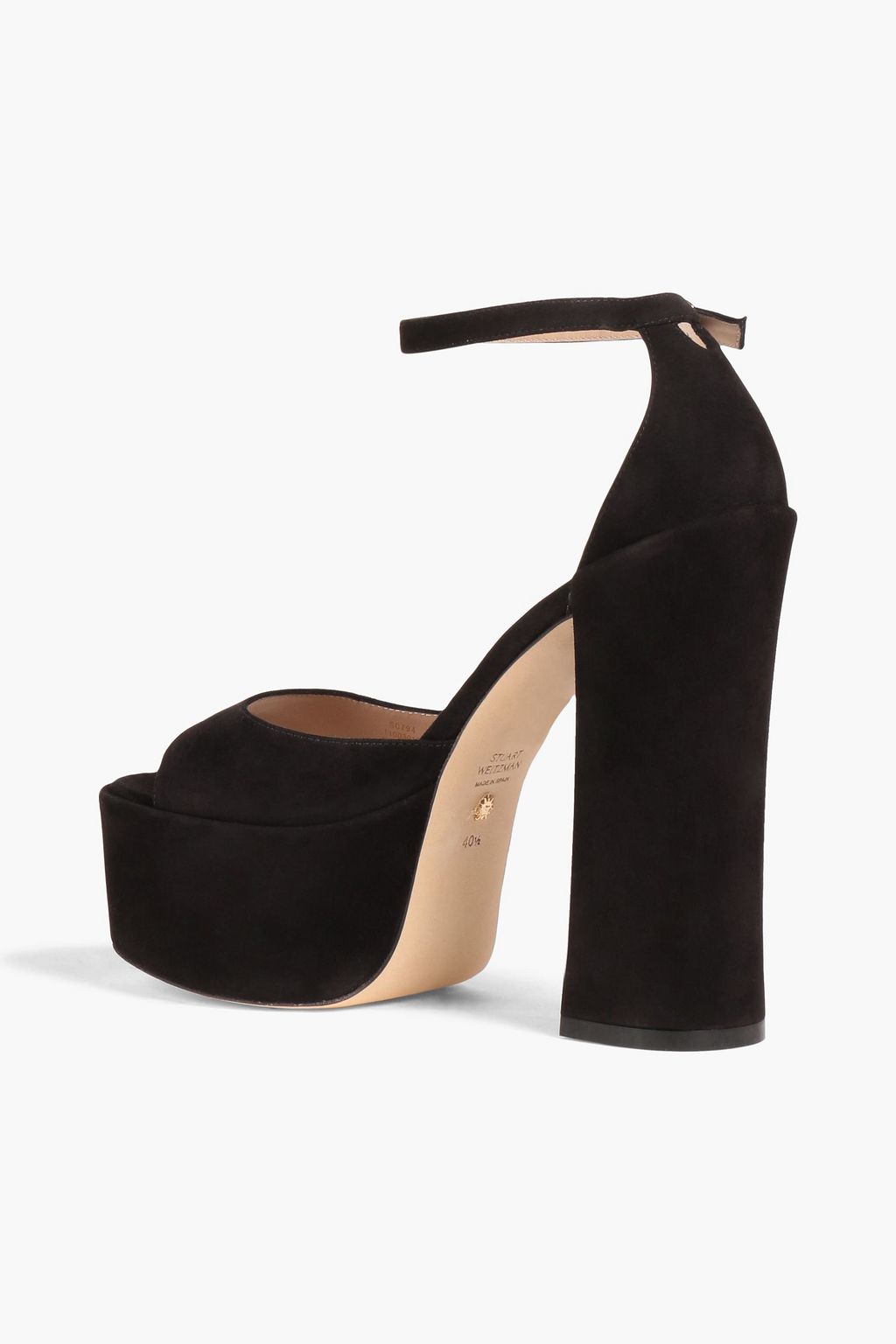 STUART WEITZMAN SkyHigh 145 suede platform sandals