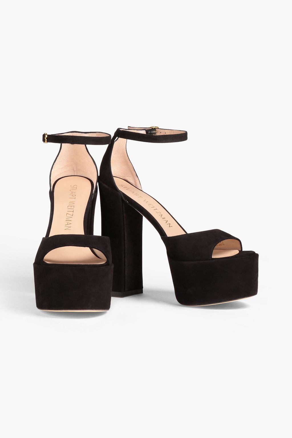 STUART WEITZMAN SkyHigh 145 suede platform sandals