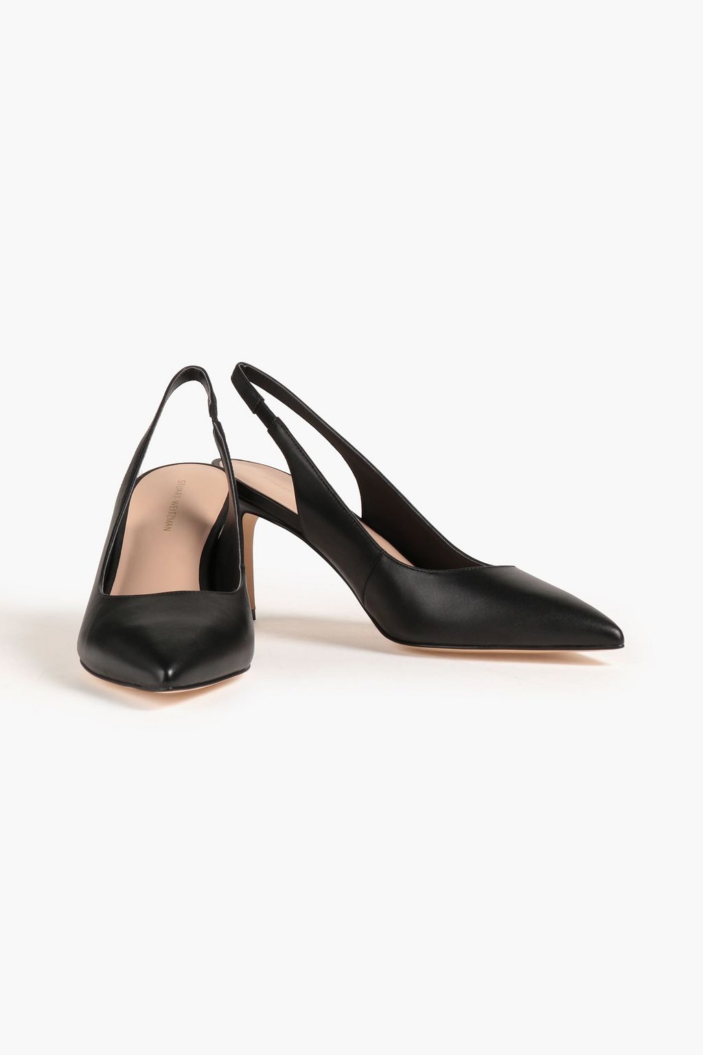 STUART WEITZMAN Dancer 75 leather slingback pumps