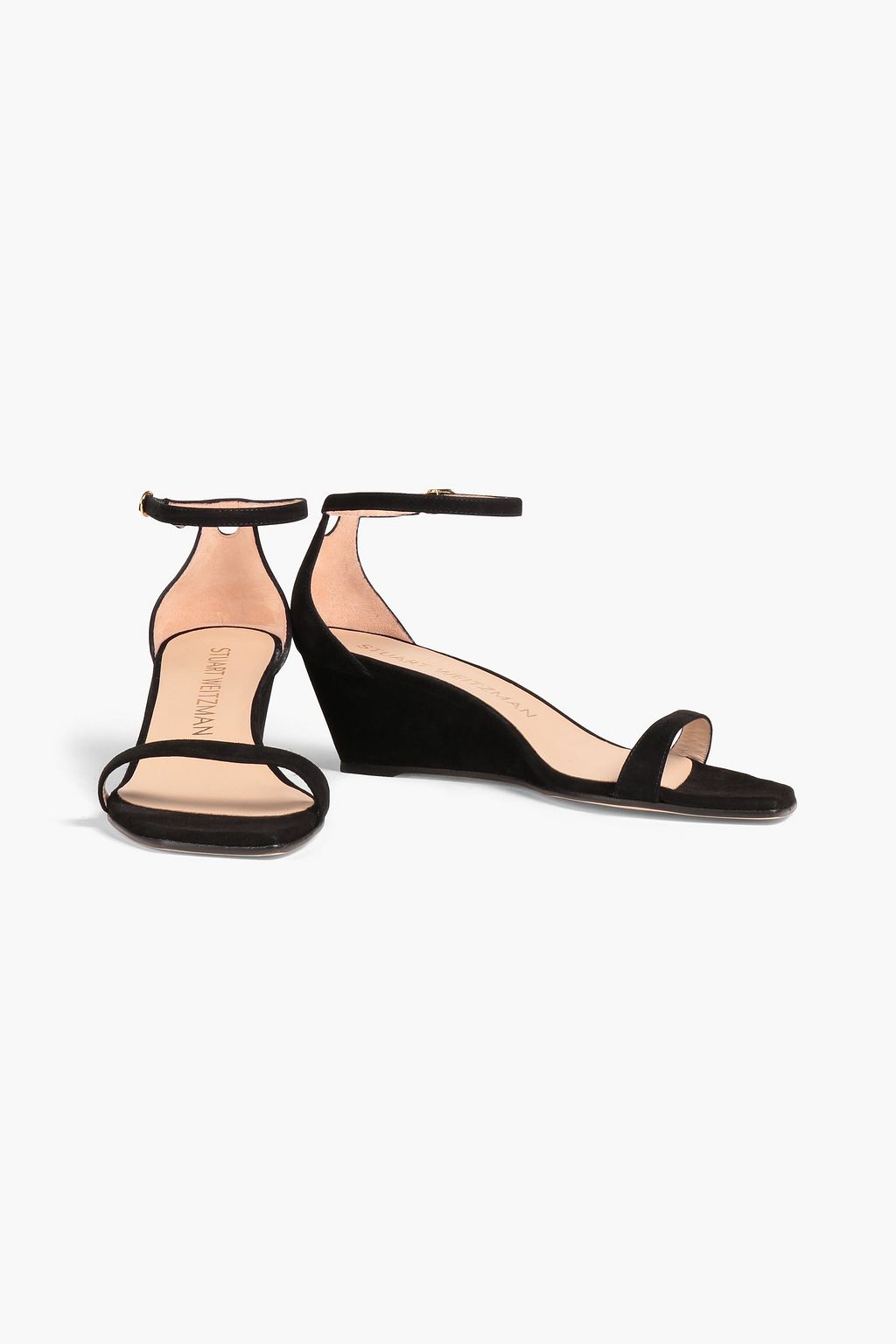 STUART WEITZMAN スエード ウェッジサンダル