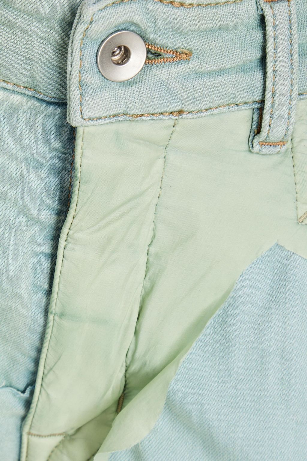 DRKSHDW BY RICK OWENS جينز مطلي بأرجل ضيقة وخصر متوسط الارتفاع