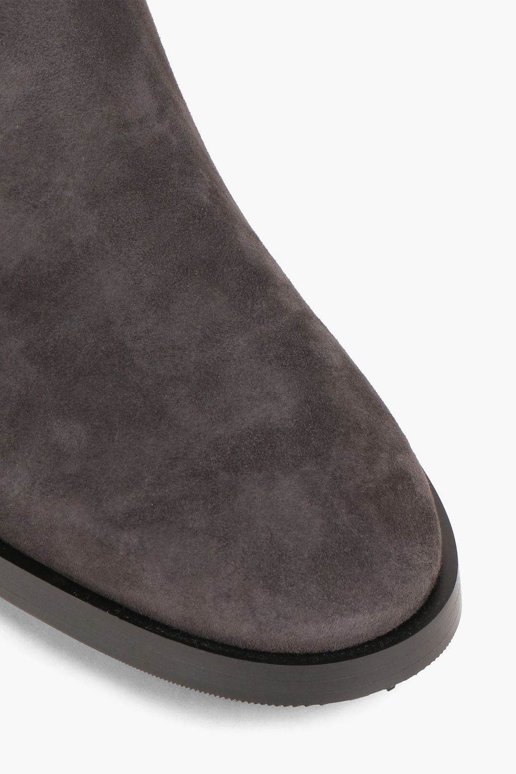 STUART WEITZMAN Microstretch and suede over-the-knee boots