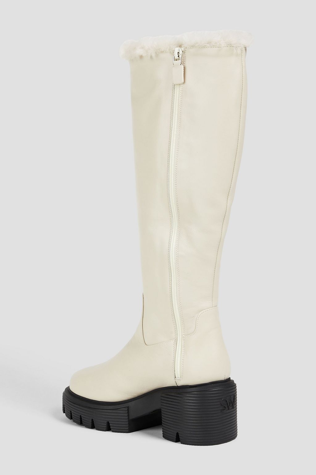 STUART WEITZMAN 가죽 플랫폼 부츠