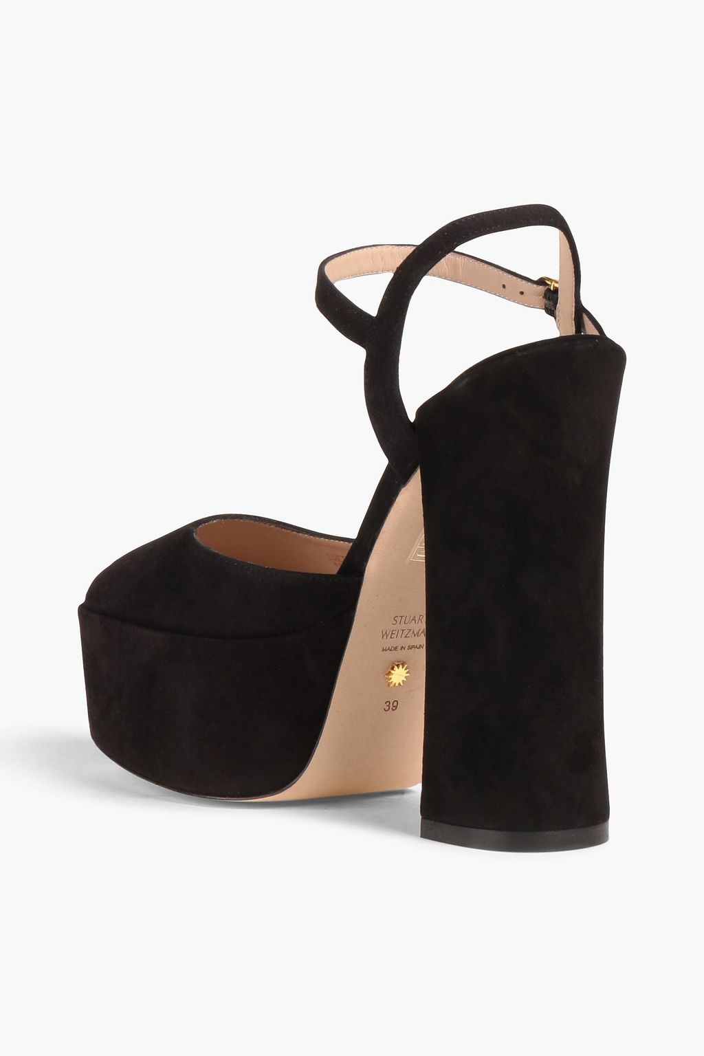 STUART WEITZMAN Sky High 145 suede platform pumps