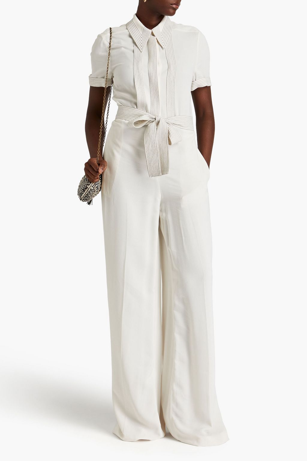 STELLA MCCARTNEY Wendy crepe jumpsuit