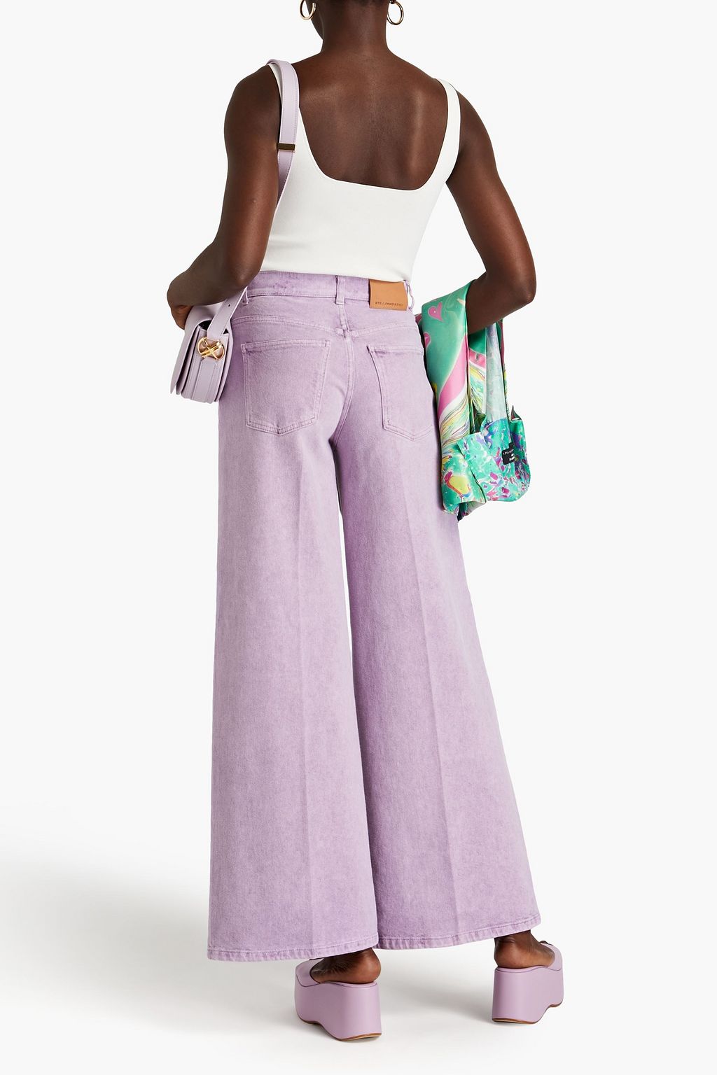 STELLA MCCARTNEY High-rise wide-leg jeans