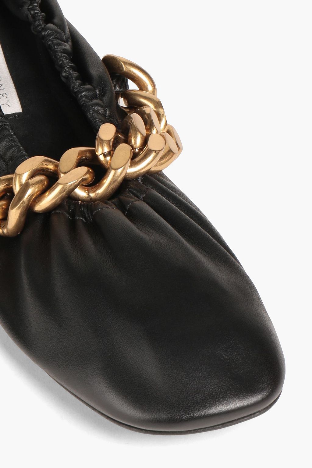 STELLA MCCARTNEY Falabella フェイクレザー バレリーナシューズ チェーン付き