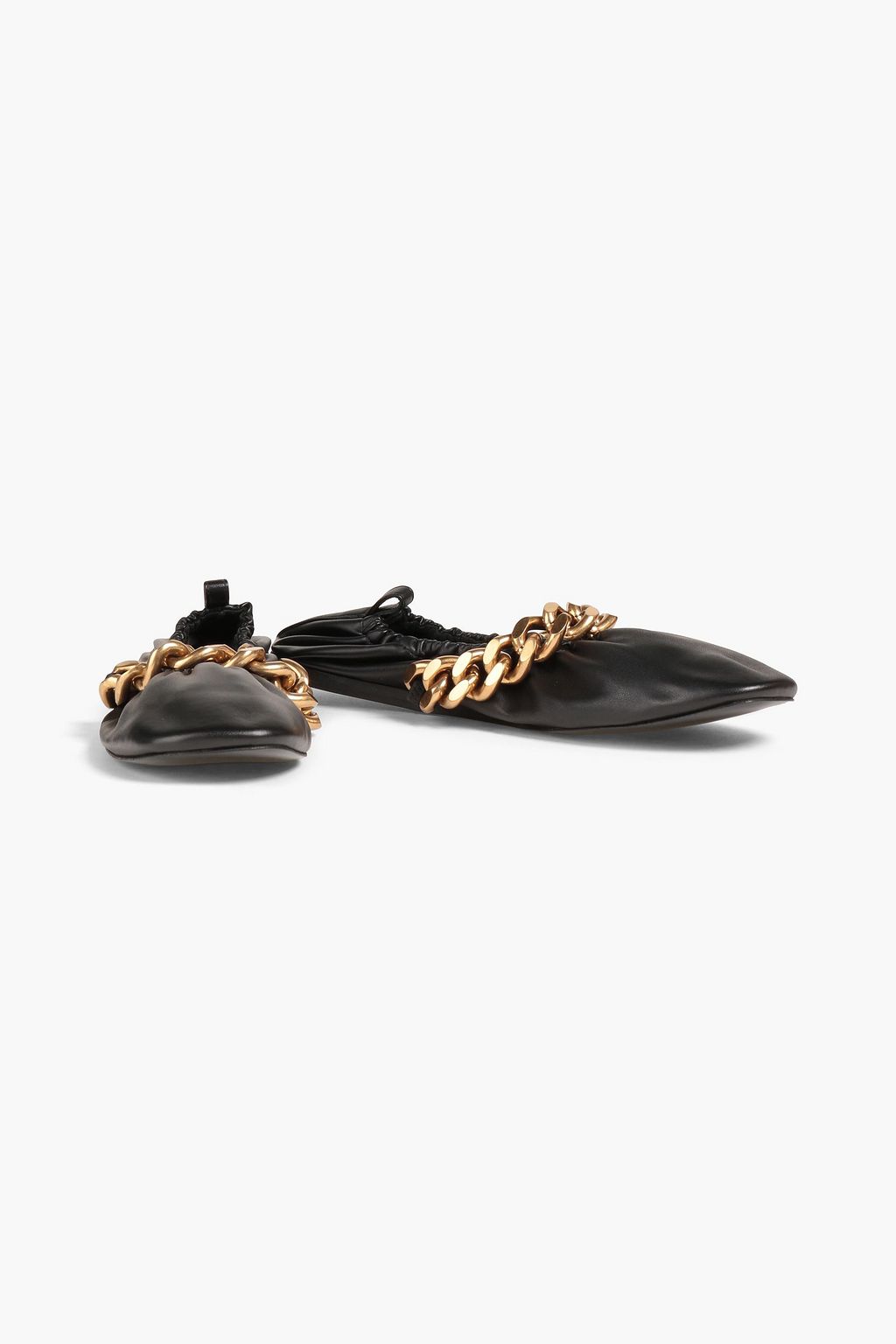 STELLA MCCARTNEY Falabella フェイクレザー バレリーナシューズ チェーン付き