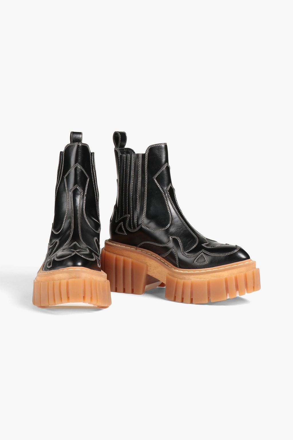 STELLA MCCARTNEY Faux leather chelsea boots