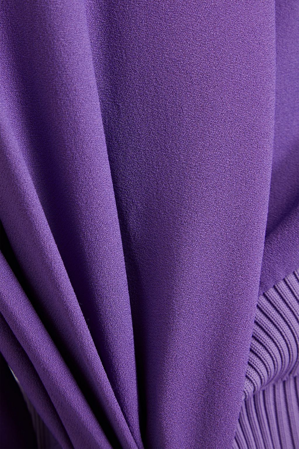 STELLA MCCARTNEY Magnolia cutout twisted crepe midi dress