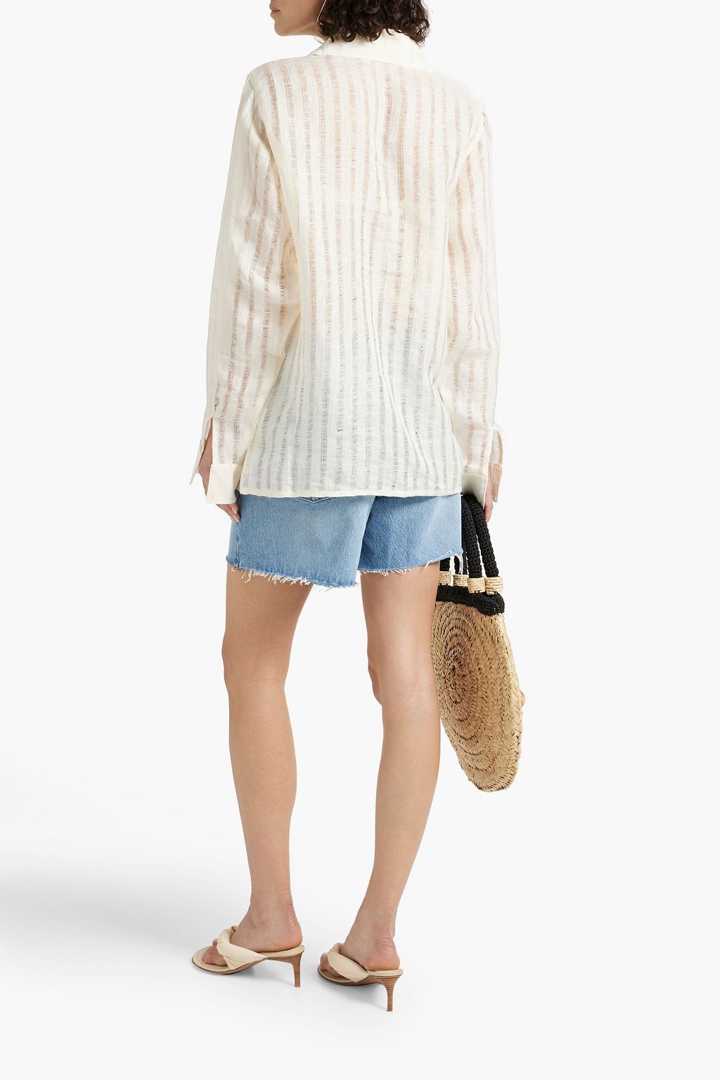 SAVANNAH MORROW Dylan linen shirt