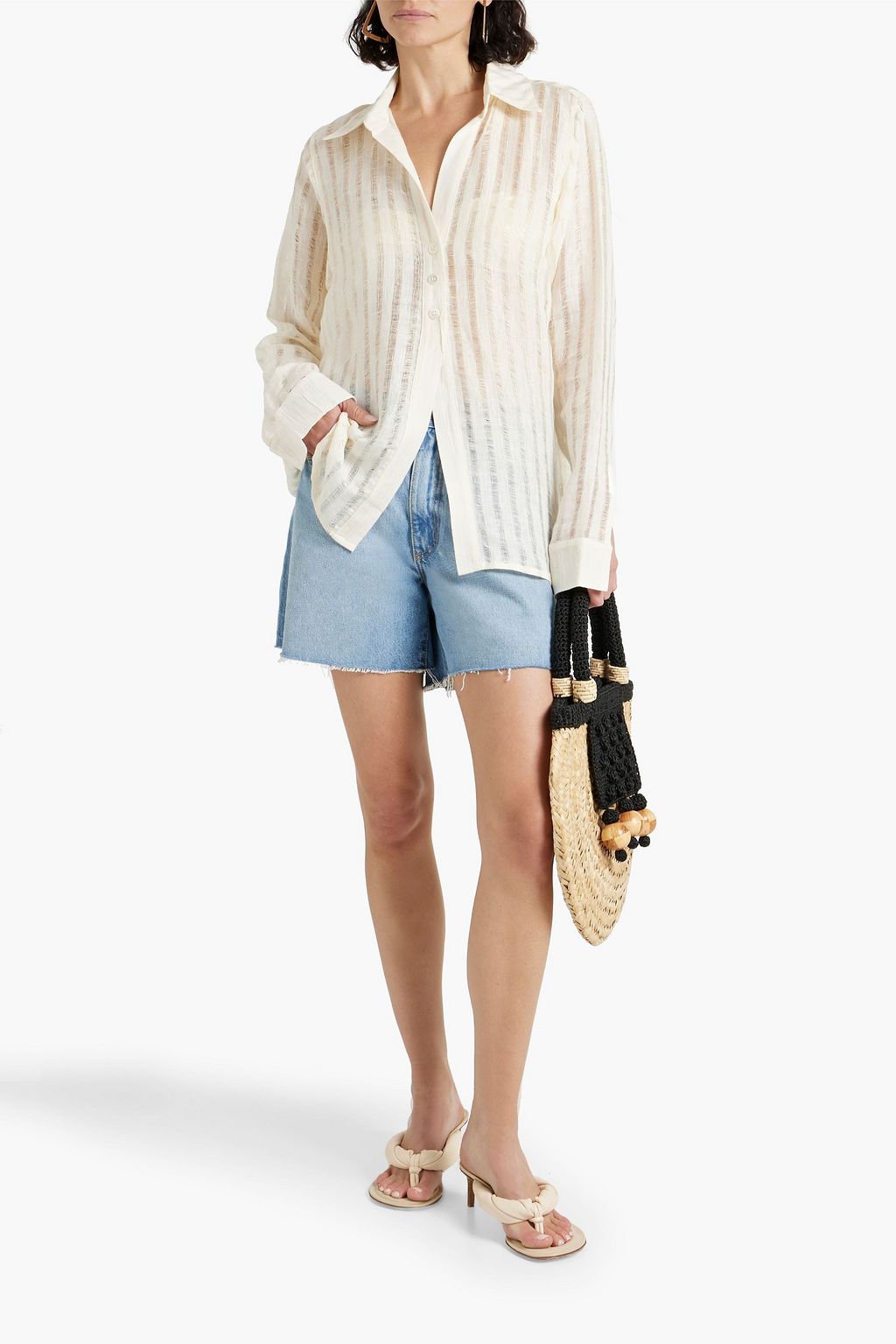 SAVANNAH MORROW Dylan linen shirt