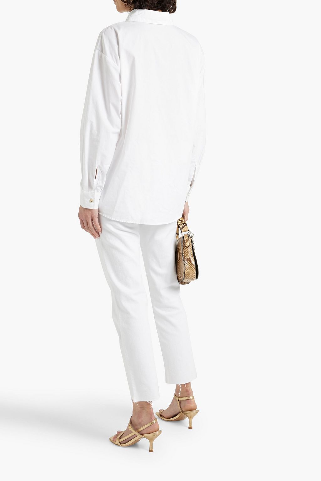 BA&SH Darla cotton-poplin shirt