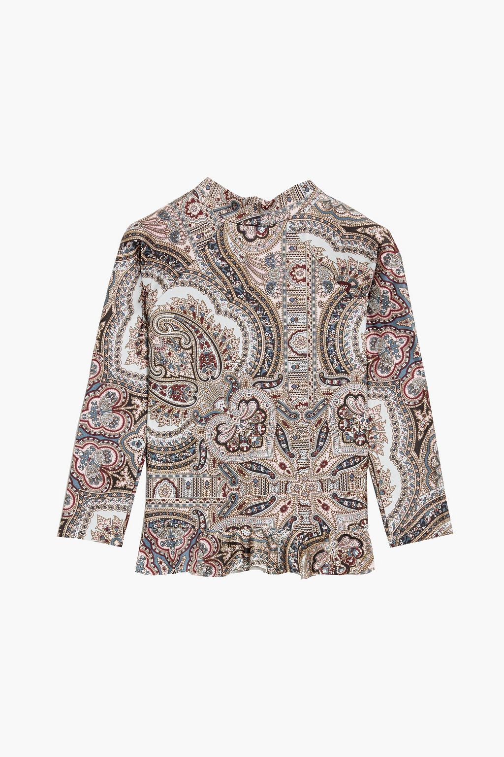 ZIMMERMANN Kids Epoque ruffled printed rash guard