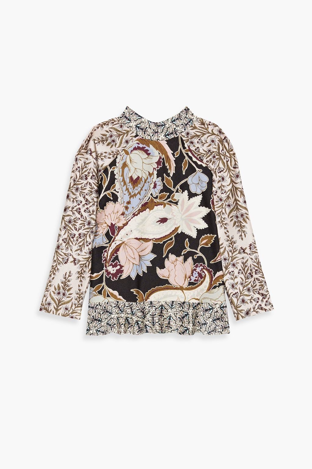 ZIMMERMANN Kids Henna ruffled printed rash guard