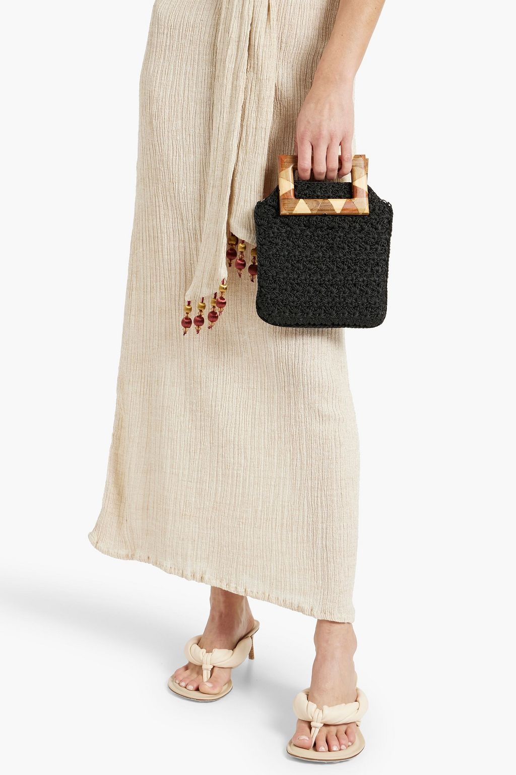 CATARINA MINA Tiwa crochet tote