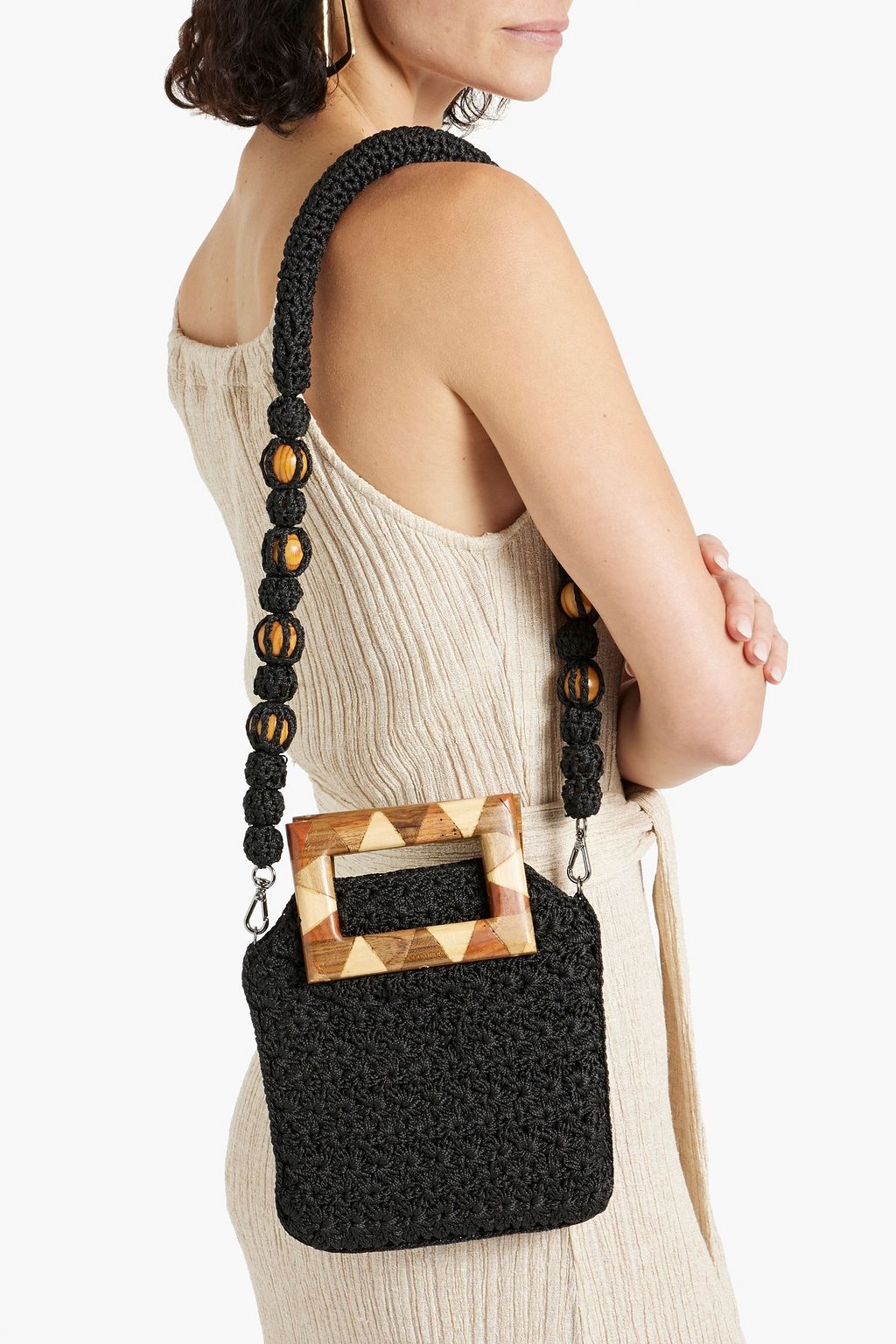 CATARINA MINA Tiwa crochet tote