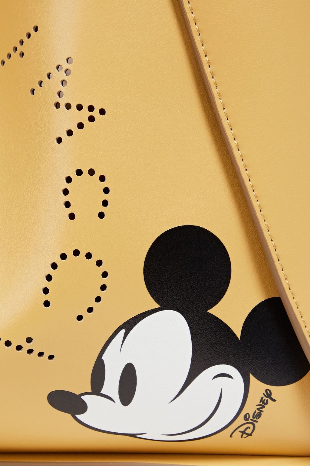 STELLA MCCARTNEY Perforated printed faux leather tote