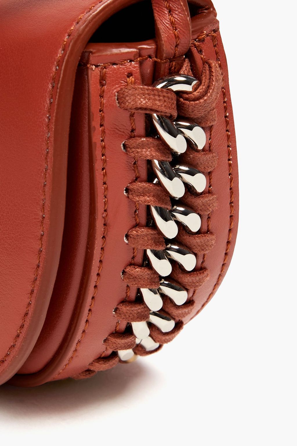 STELLA MCCARTNEY Frayme small faux leather shoulder bag