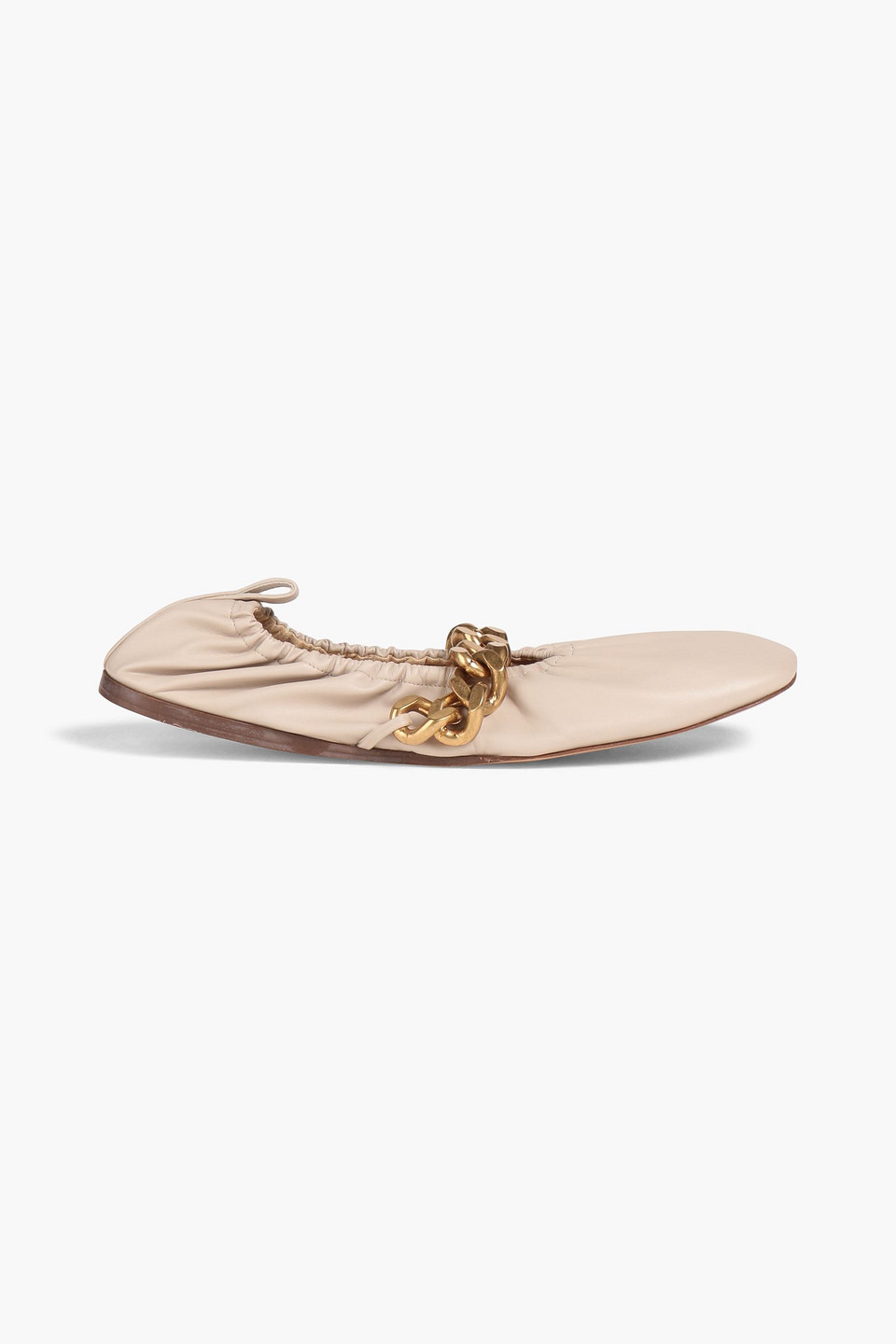 Stella Mccartney Woman Ballet Flats Beige Size 9 Textile Fibers In Stone