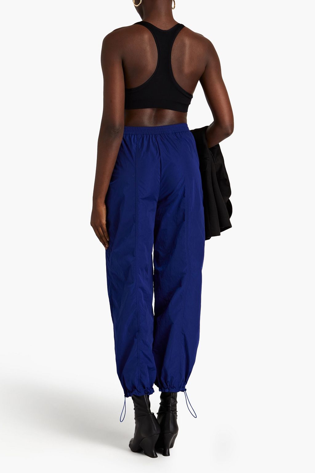 STELLA MCCARTNEY Niki taffeta track pants