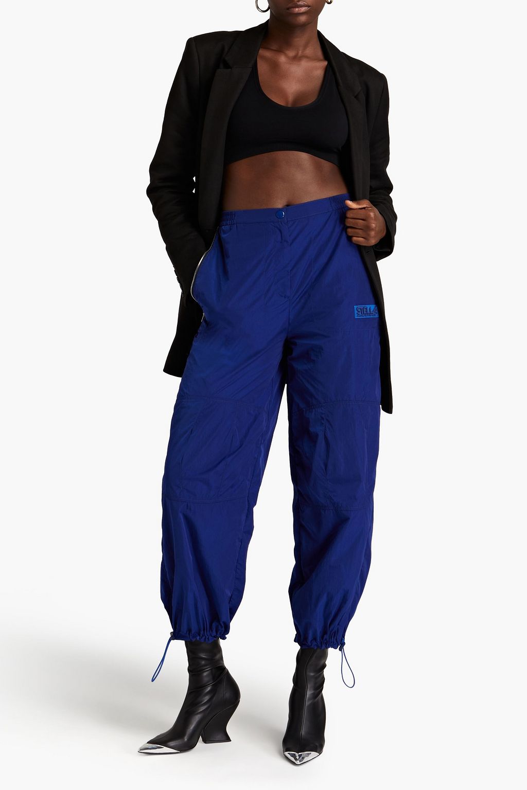 STELLA MCCARTNEY Niki taffeta track pants
