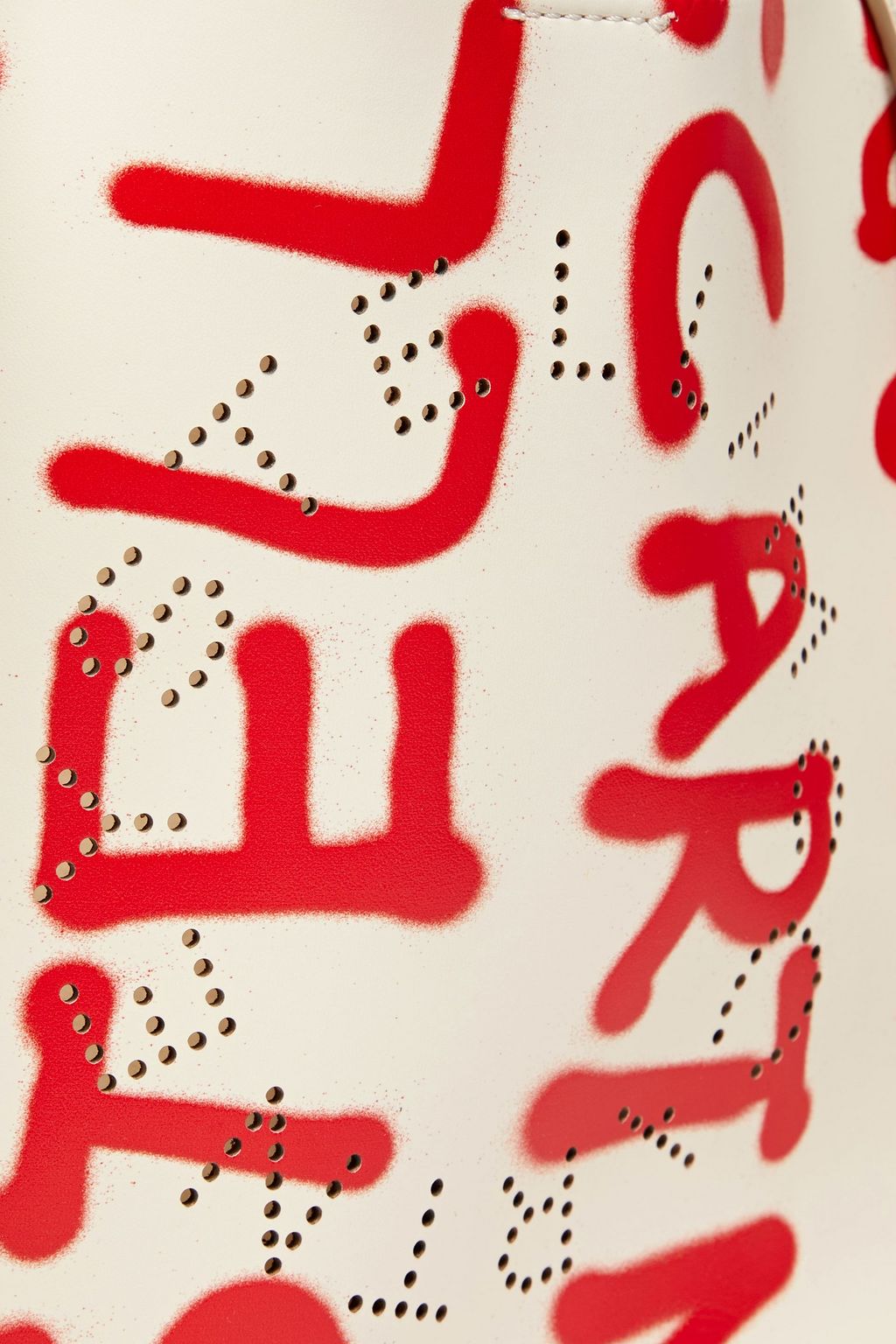 STELLA MCCARTNEY + Ed Curtis Graffiti printed tote