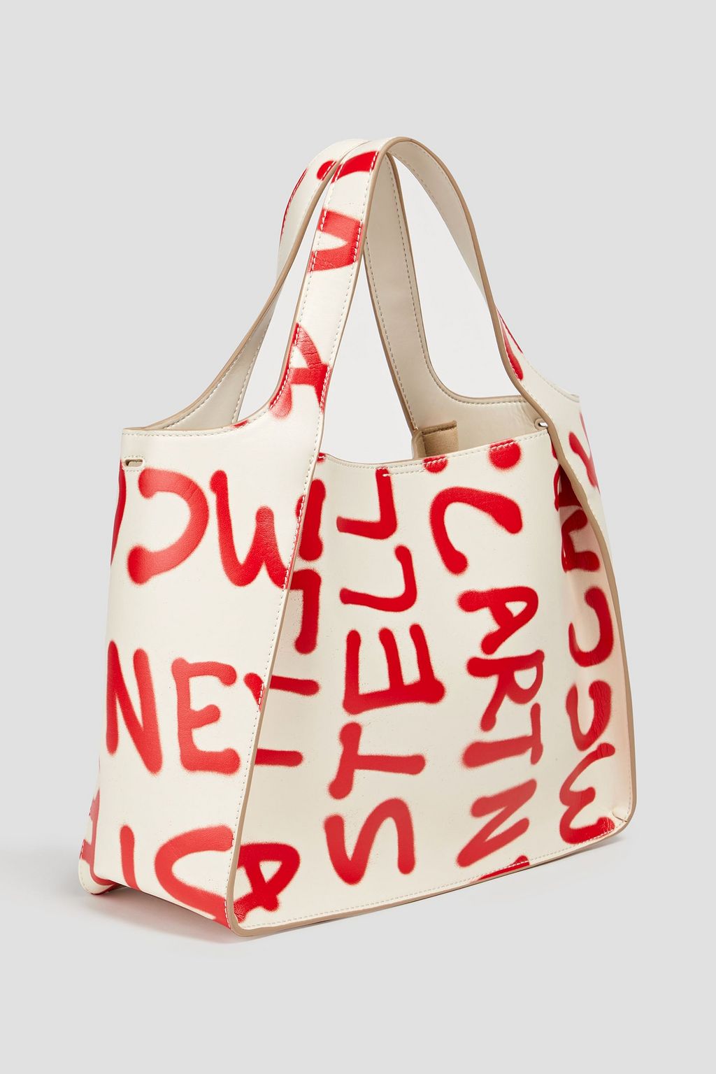 STELLA MCCARTNEY + Ed Curtis Graffiti printed tote