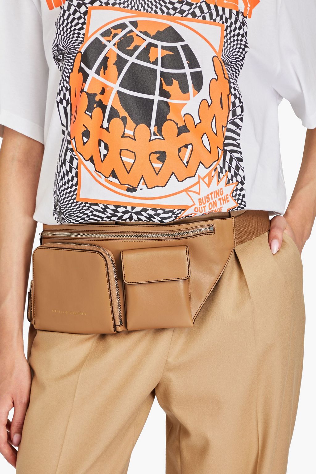 STELLA MCCARTNEY Faux leather belt bag
