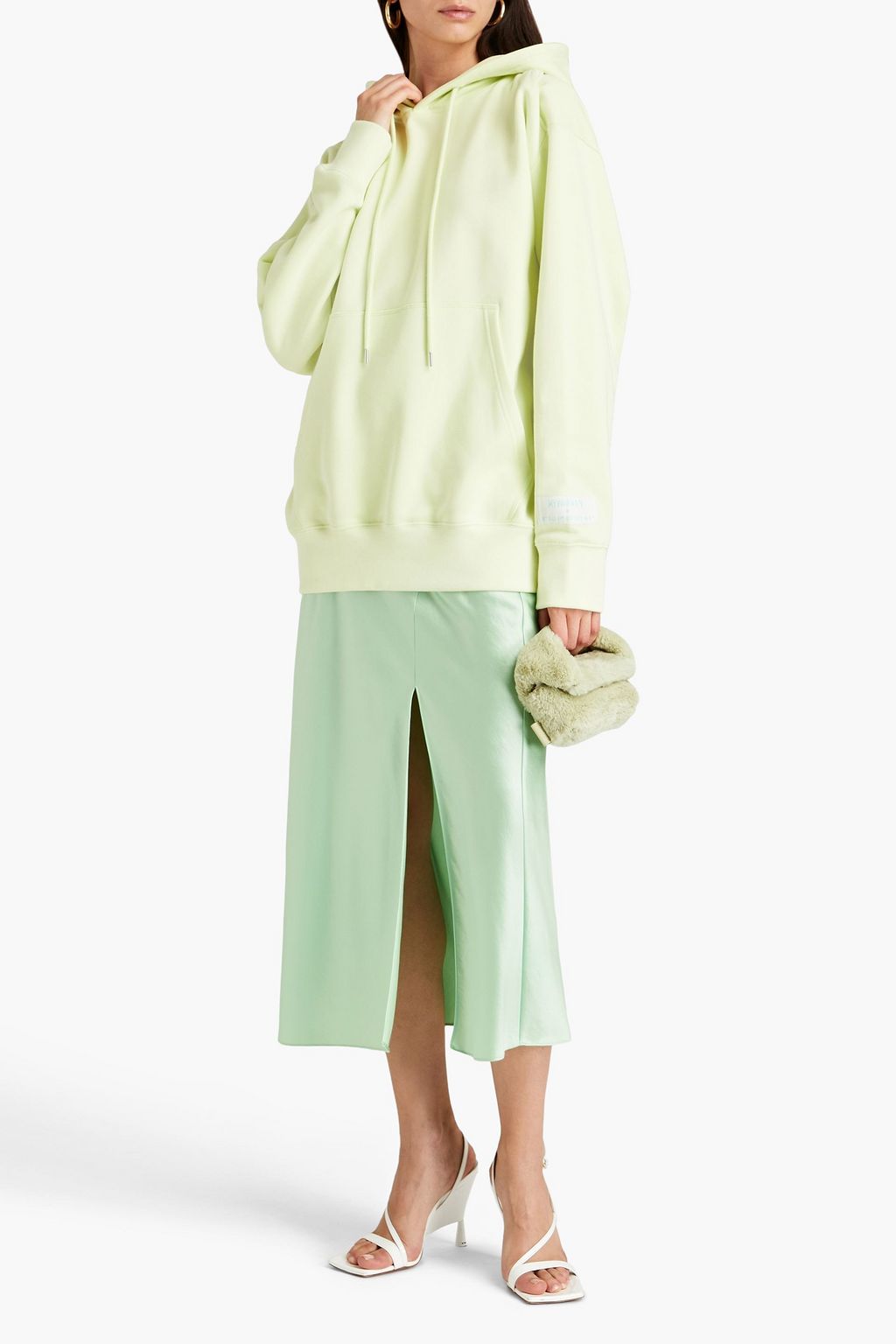 STELLA MCCARTNEY Hoodie aus Baumwollfleece mit Print