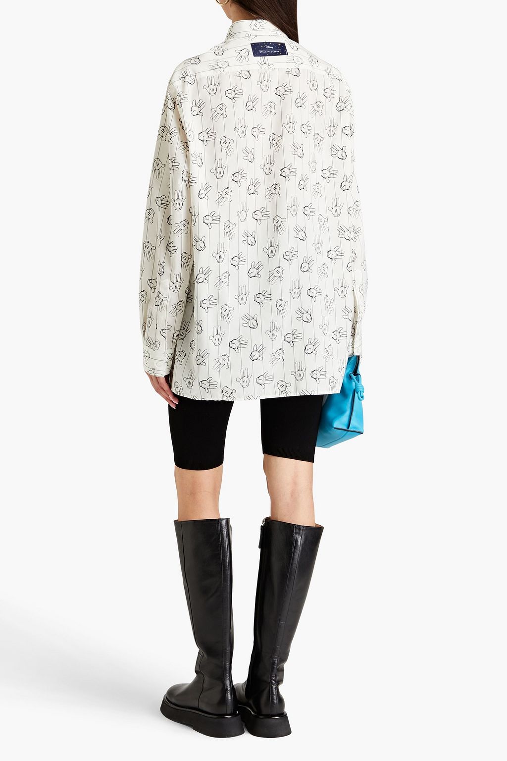 STELLA MCCARTNEY Bedrucktes Hemd aus einer Seidenmischung