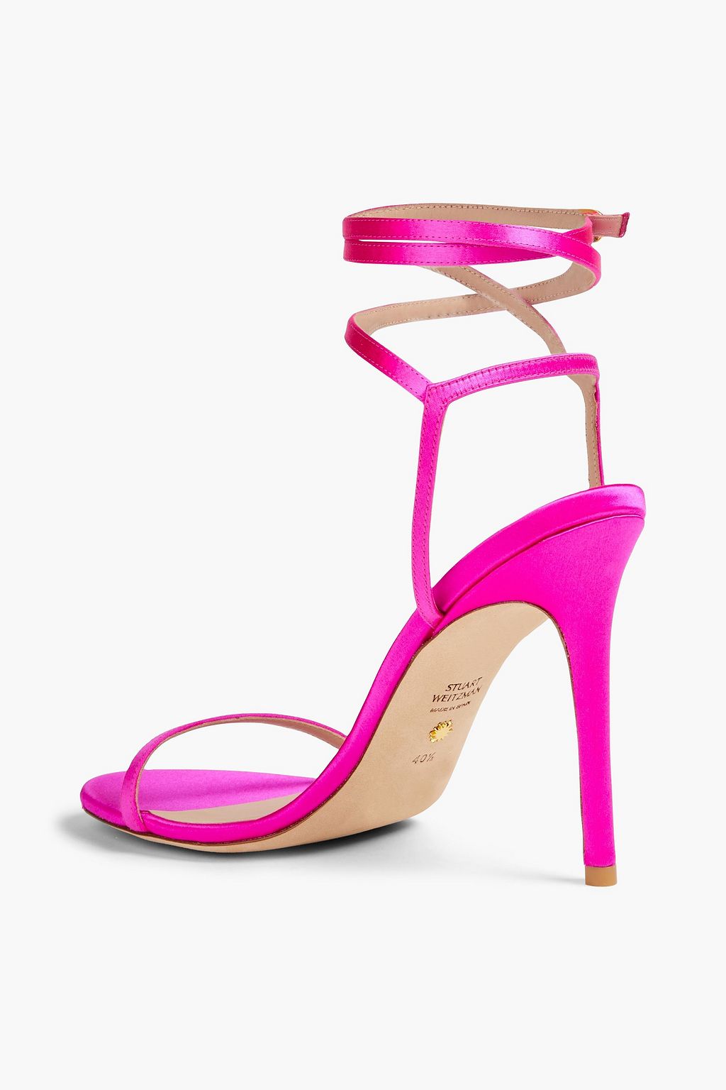 STUART WEITZMAN Satin sandals